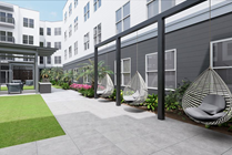 Snap a pic in our stunning hammocks within the interior courtyard 